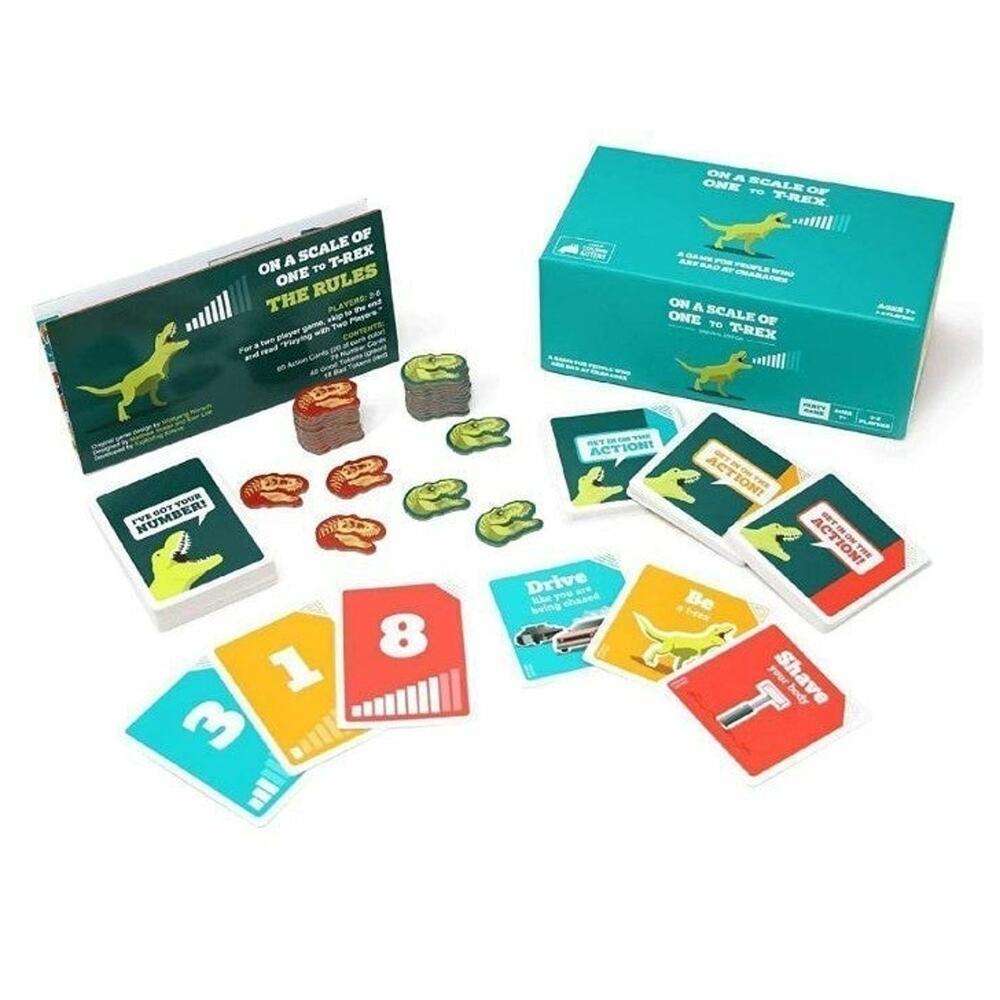 On a Scale of One to T-REX Games Board Games Game By Exploding Kittens